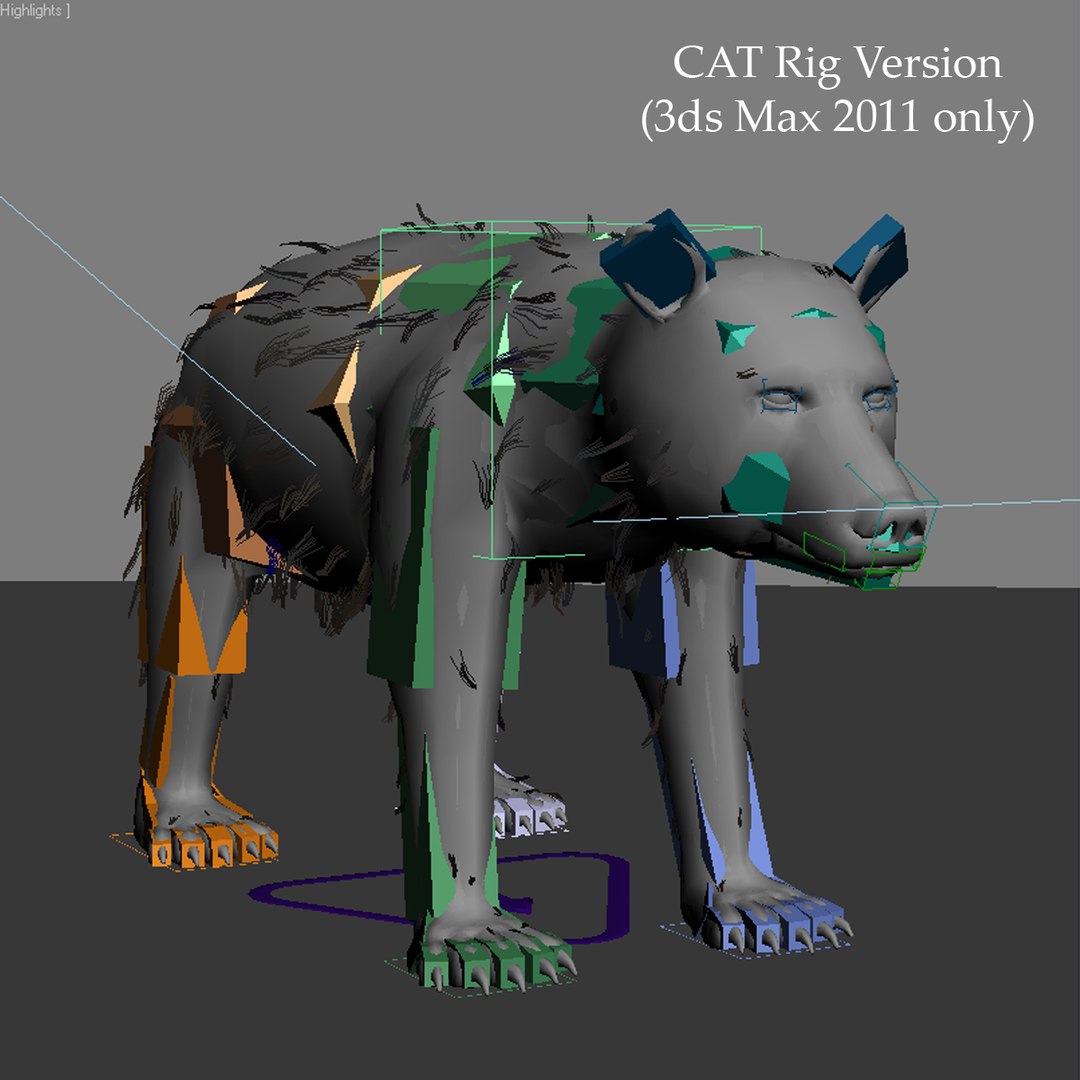 max black bear rigged