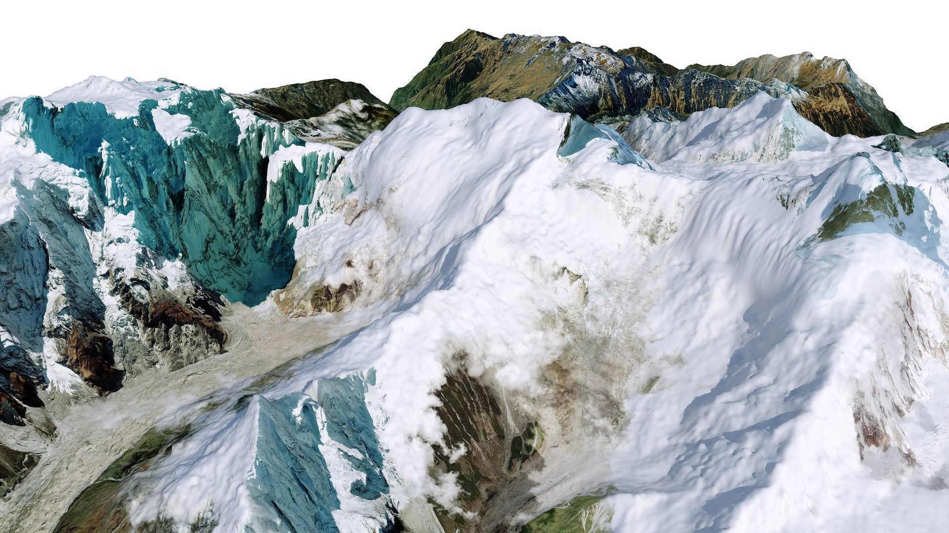 Ngadi Chuli Mountain Nepal 3D model - TurboSquid 2061873
