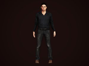 businessman human clothes 3D model