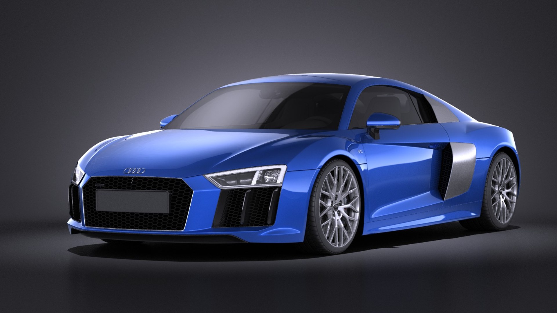 Audi R8 V10 3d Model