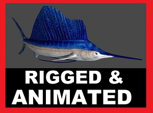Sailfish Animated Rigged Textured