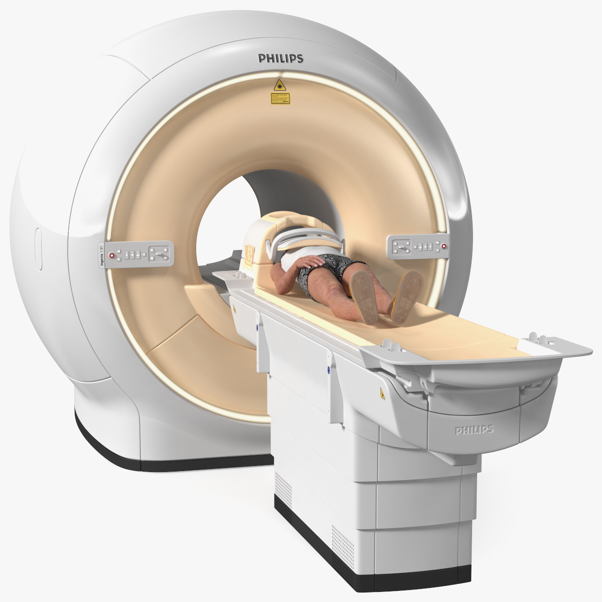 3D model MRI Scanner Philips with Patient - TurboSquid 1855945