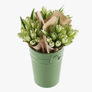 Flowers In Bucket 04