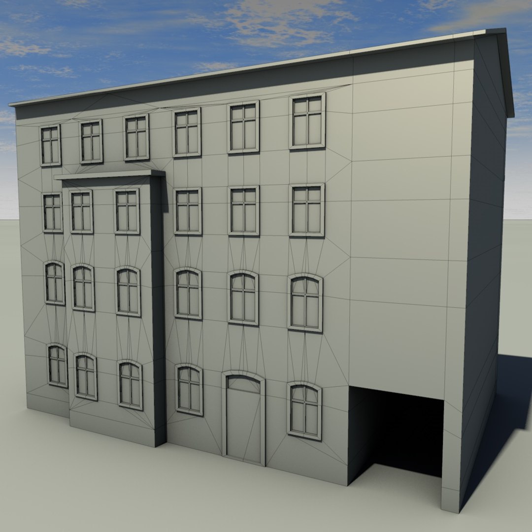 house 3d c4d