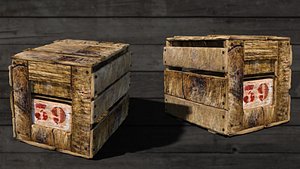 Vintage Wooden Crate