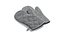 White Oven Mitten - kitchen linen gloves potholders