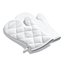 White Oven Mitten - kitchen linen gloves potholders