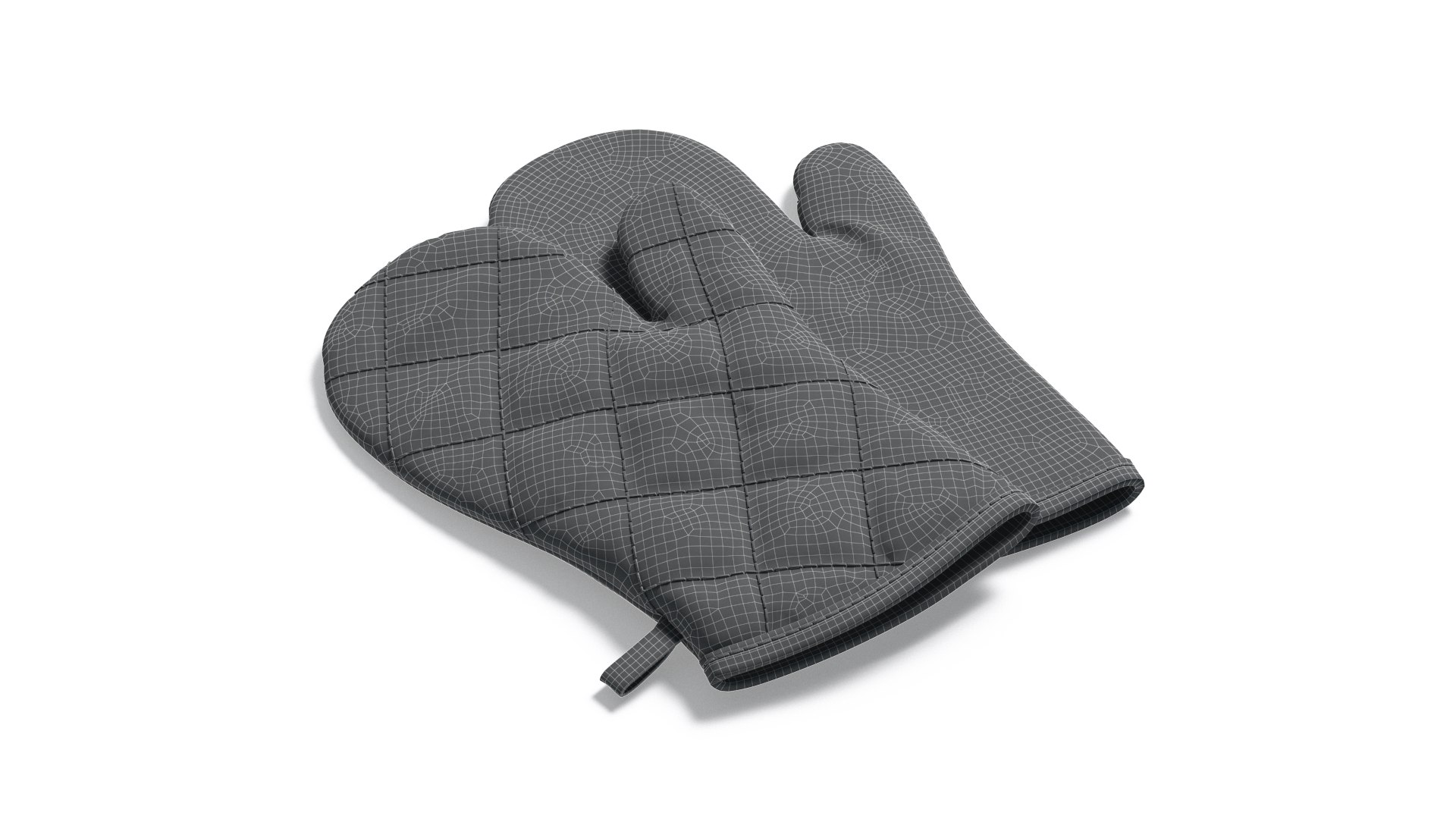 White Oven Mitten - kitchen linen gloves potholders 3D model https://p.turbosquid.com/ts-thumb/SZ/jQzUlE/wN/wireframe01/jpg/1687359855/1920x1080/fit_q87/113c4e892a8992499f67cd65f08b2c66f0b6e9aa/wireframe01.jpg