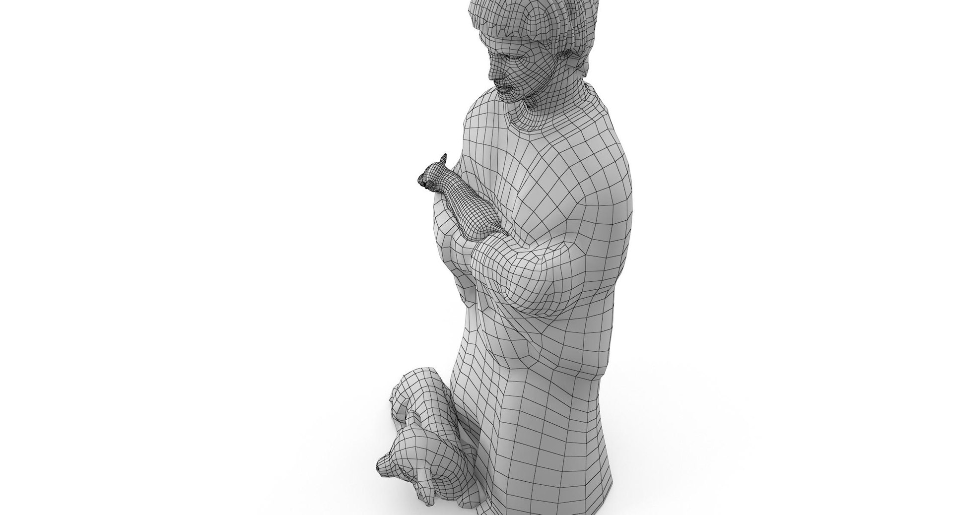 Shepherd Figurine Model - TurboSquid 1160579