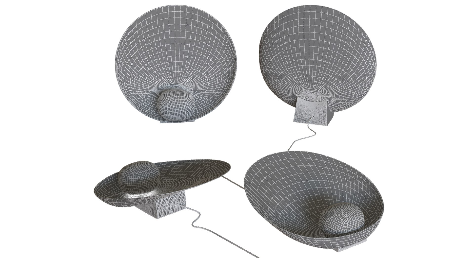 3D Musa Vibia Wall Lamp - TurboSquid 2163164