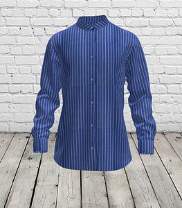 3D Realistic Shirt with all different cuts in one project model