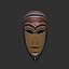 Masque africain réaliste