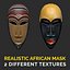 Masque africain réaliste