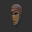Masque africain réaliste
