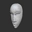 Masque africain réaliste