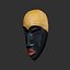 Masque africain réaliste