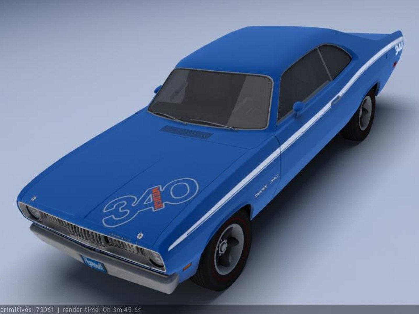 Duster 70-71 3d Model
