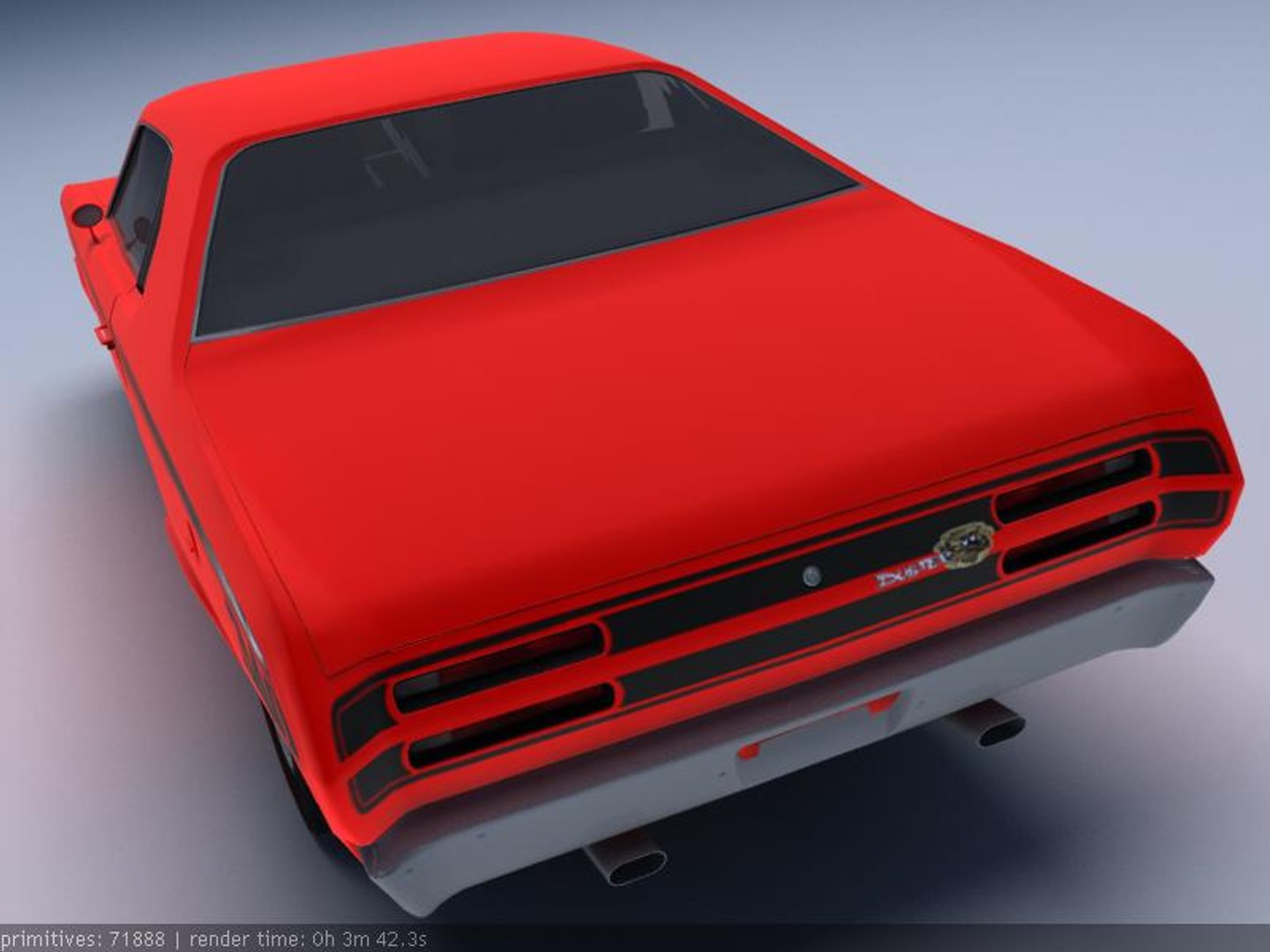 Duster 70-71 3d Model
