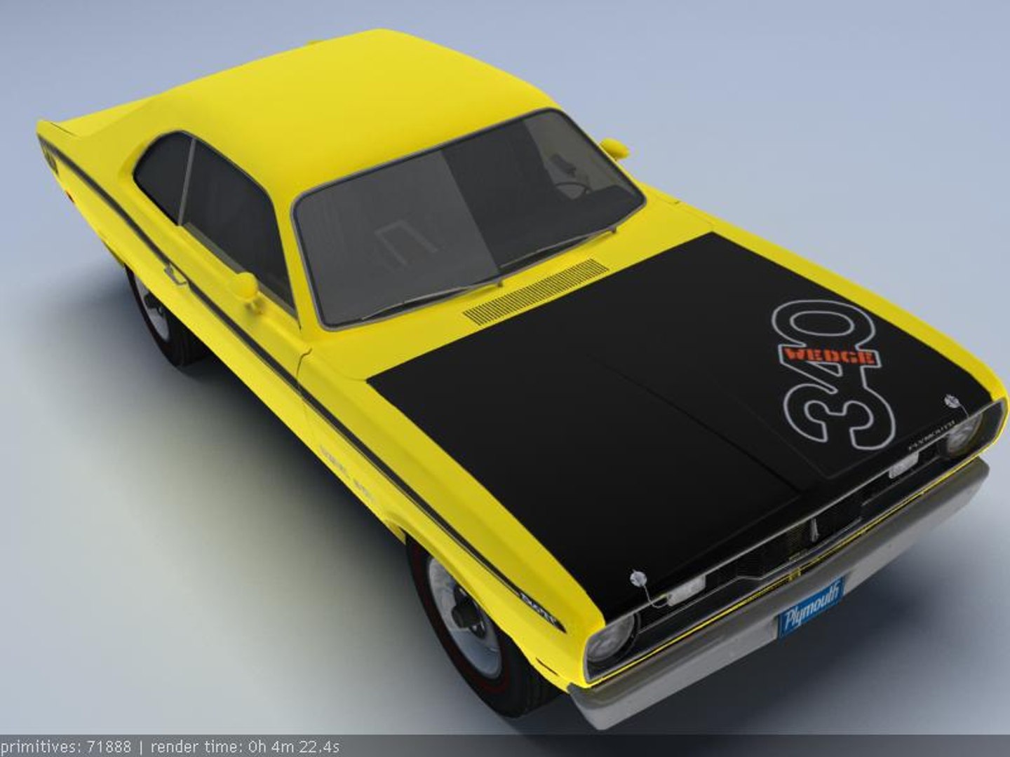 Duster 70-71 3d Model