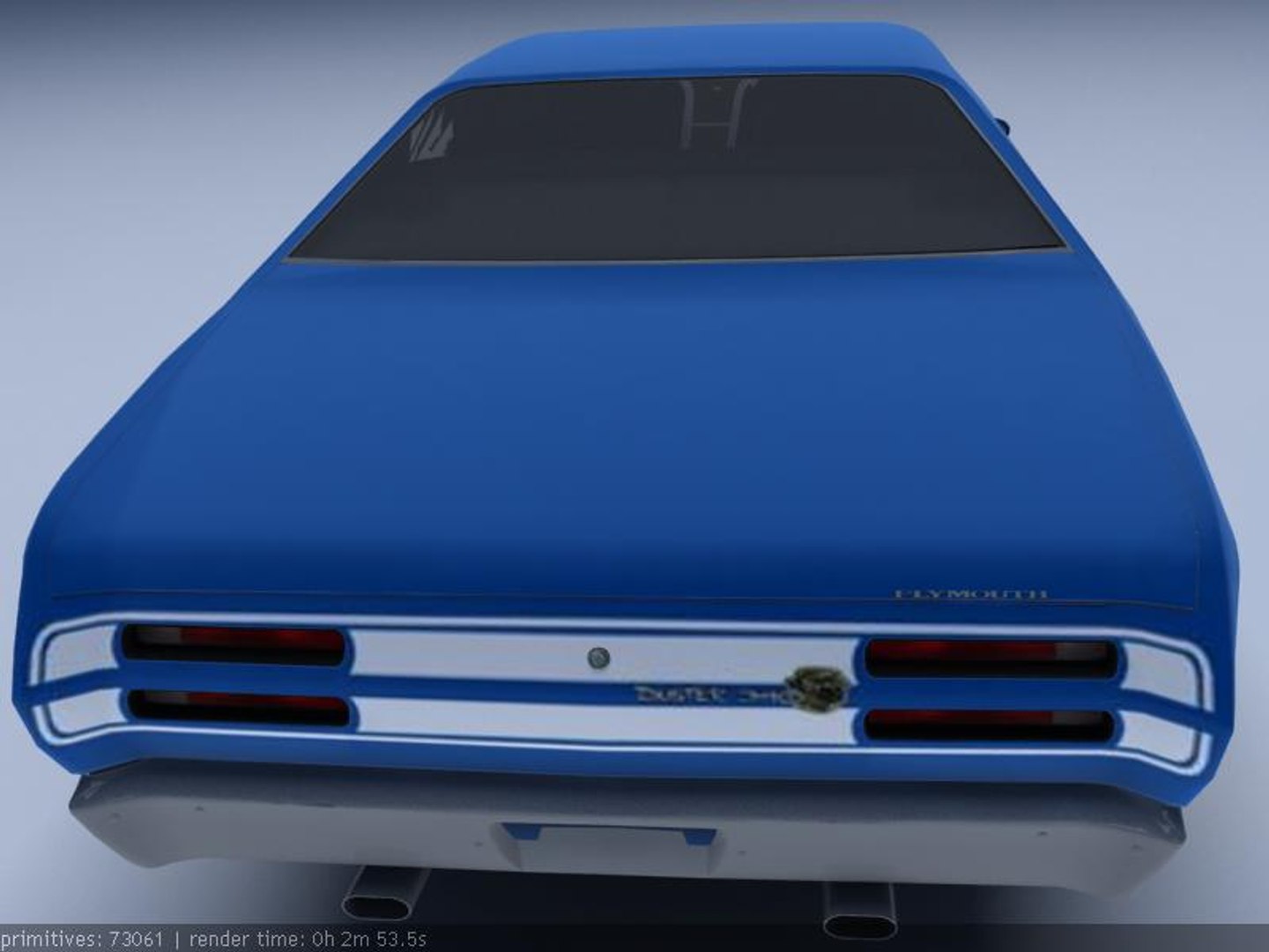 Duster 70-71 3d Model