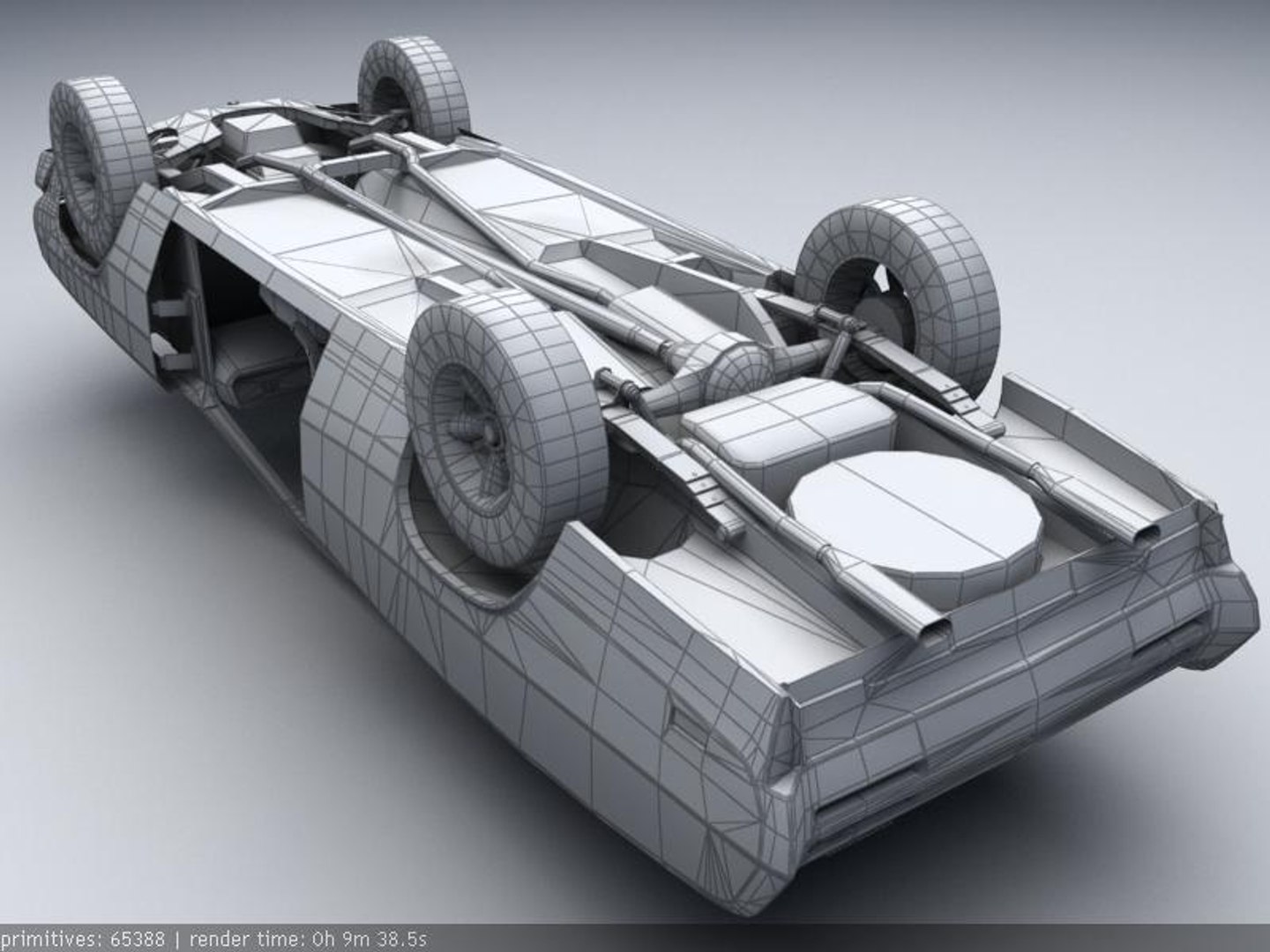 Duster 70-71 3d Model