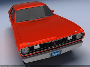 duster 70-71 3d model