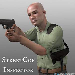 character inspector cop model