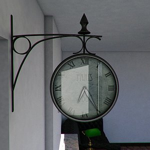 max train station clock