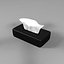 Black Tissue Box