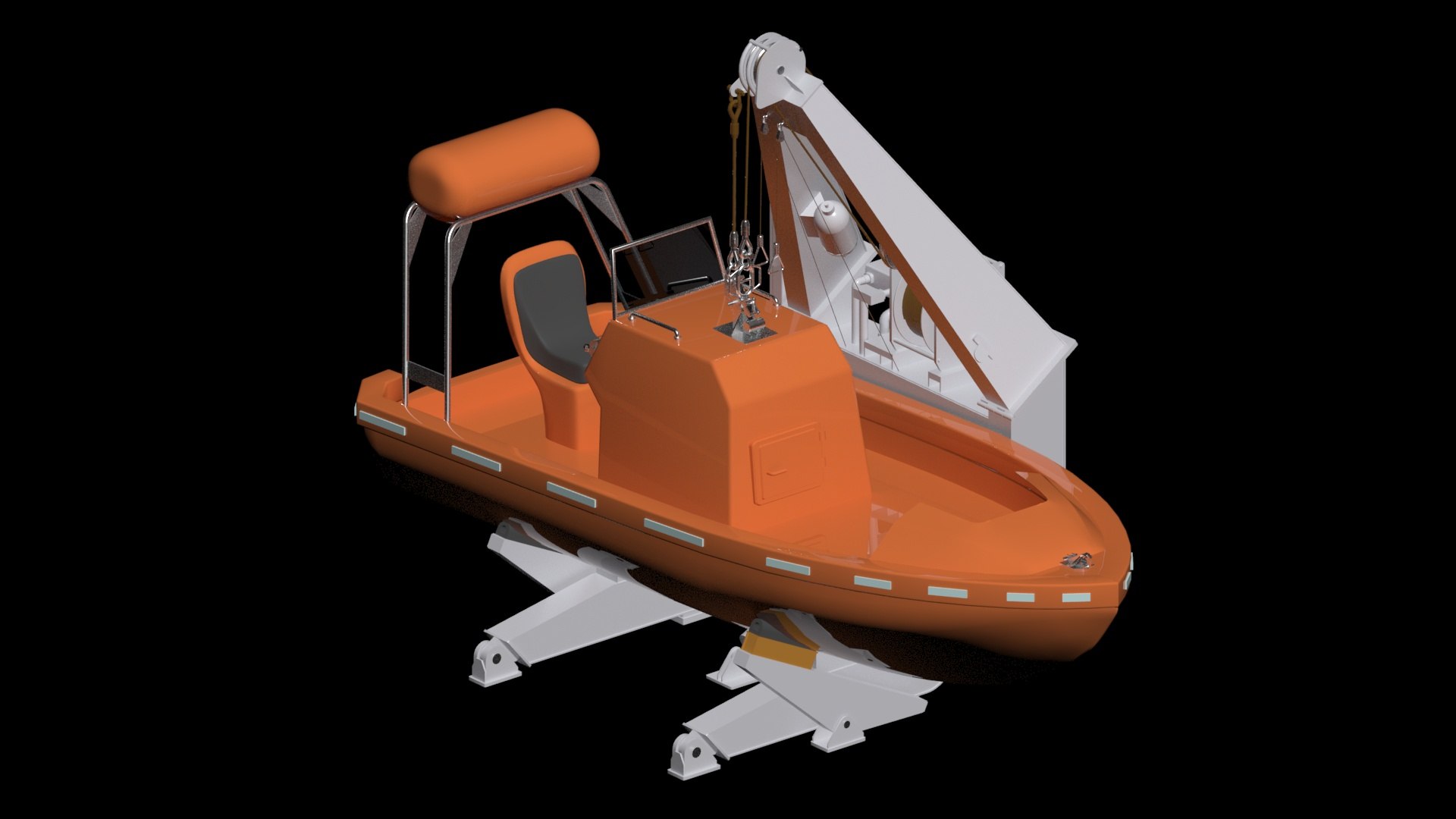 Rescueboat 3D Model - TurboSquid 2339891