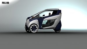 toyota iroad vehicle 3d model