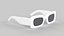 Rectangular Eyewear Glasses