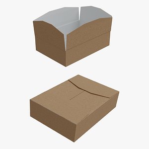 Foldable Cardboard Packaging Box 3D model