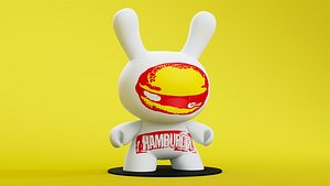 Kidrobot Andy Warhol 20 Hamburger Dunny model