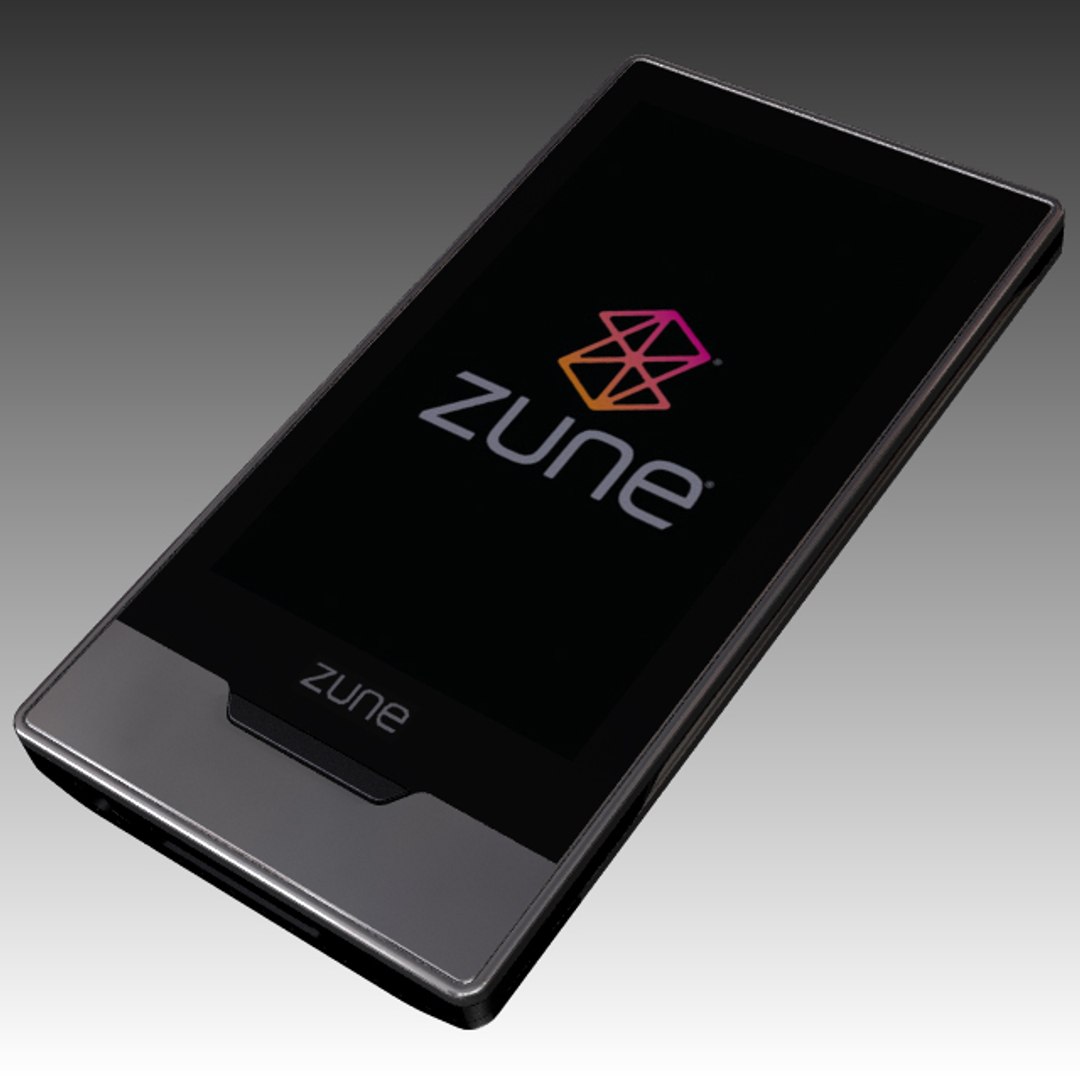 Zune Hd 3D Model TurboSquid 1299465