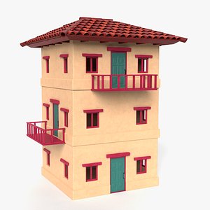 Stylized House 1 3D