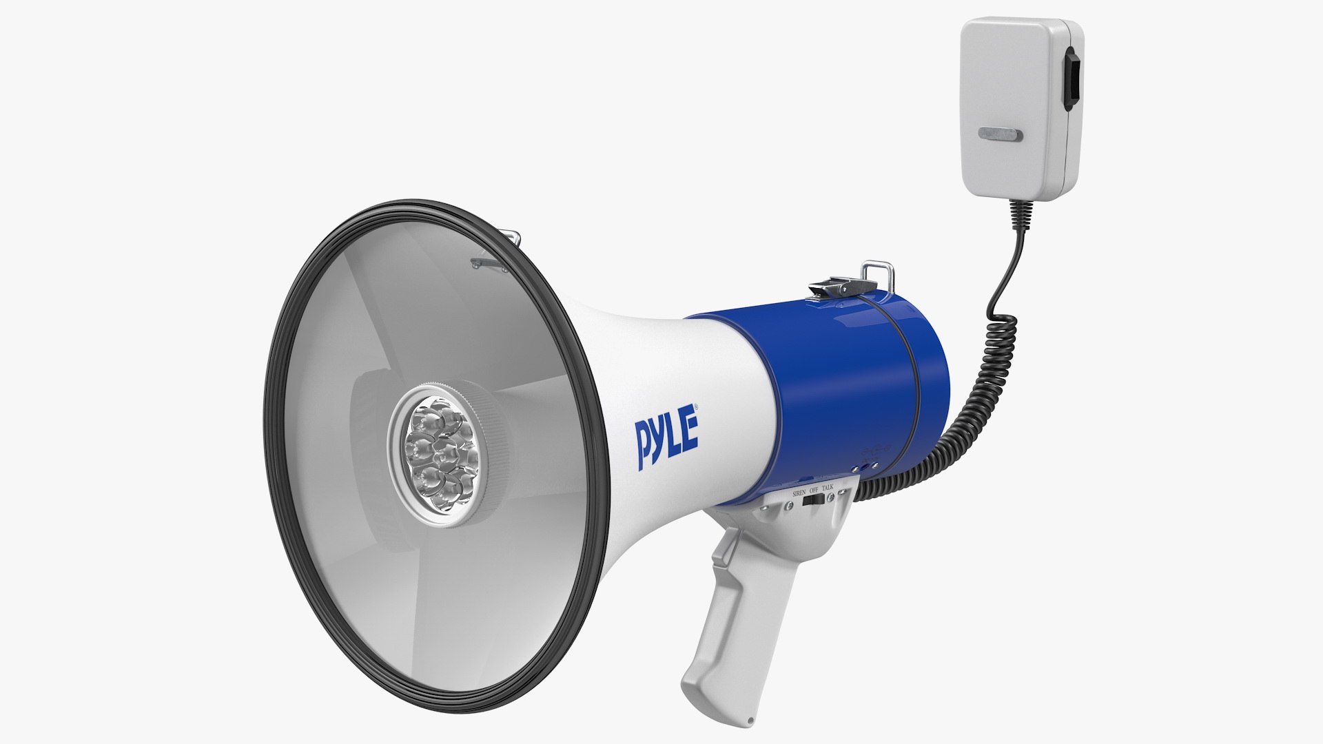 Pyle PMP51LT Megaphone with Siren 3D model preview