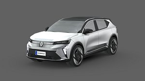 3D Renault Scenic E-Tech model