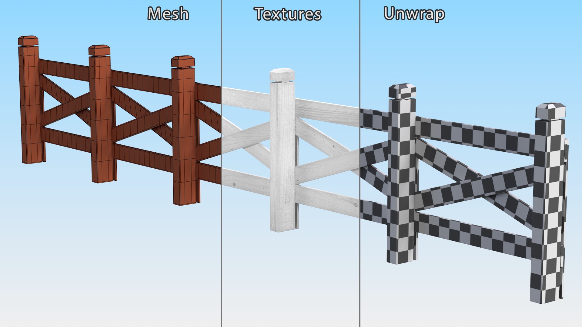 Ranch Fence White 3D model https://p.turbosquid.com/ts-thumb/Sa/DMfynr/0Y/ranchfencewhite3dsmodel015/jpg/1707871018/1920x1080/fit_q87/258d77f639cd1f2a593c72c713ba936ce60289db/ranchfencewhite3dsmodel015.jpg