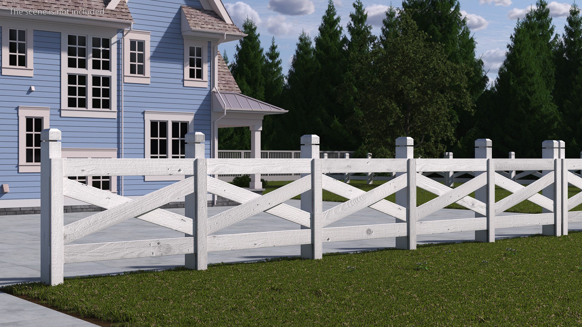Ranch Fence White 3D model https://p.turbosquid.com/ts-thumb/Sa/DMfynr/6t/ranchfencewhite3dsmodel002/jpg/1707870967/1920x1080/fit_q87/49e8847bbfceaa8f18fdbf4aace2b48e8e582b3c/ranchfencewhite3dsmodel002.jpg