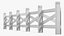 牧场围栏白色