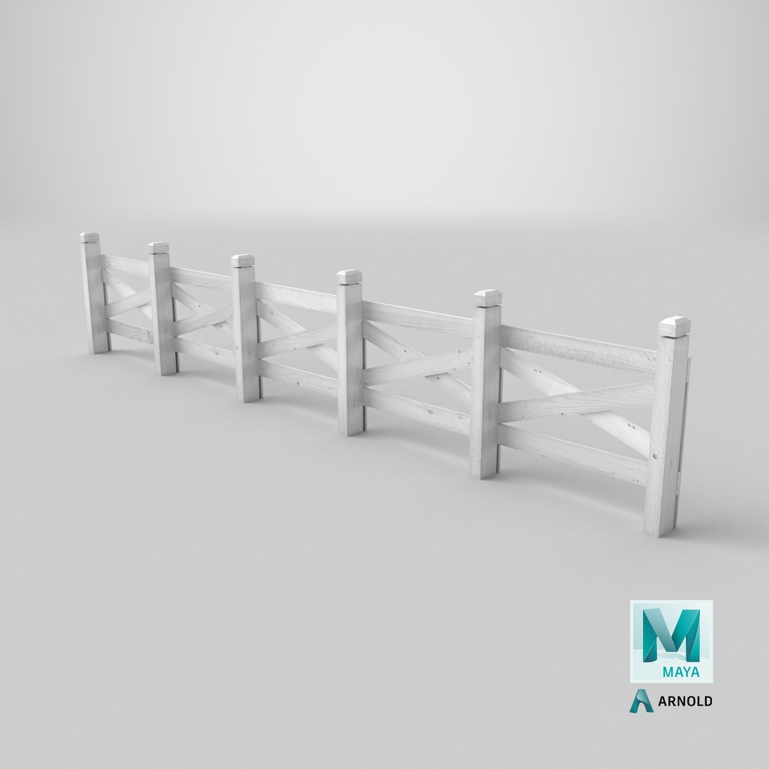 Ranch Fence White 3D model https://p.turbosquid.com/ts-thumb/Sa/DMfynr/ea/stemcell_maya_arnold_render/png/1712328371/1920x1080/fit_q87/19ee272439e0c61e5b5bc1e518228b2dfdf745b7/stemcell_maya_arnold_render.jpg