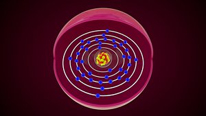 Strontium Chemical Element 3D