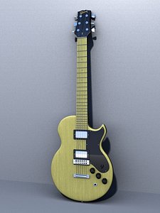 3d model classic gibson l6-s