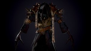 3D Low Res Reaper Character