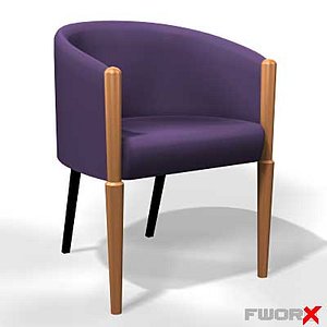 armchair chair 3d model