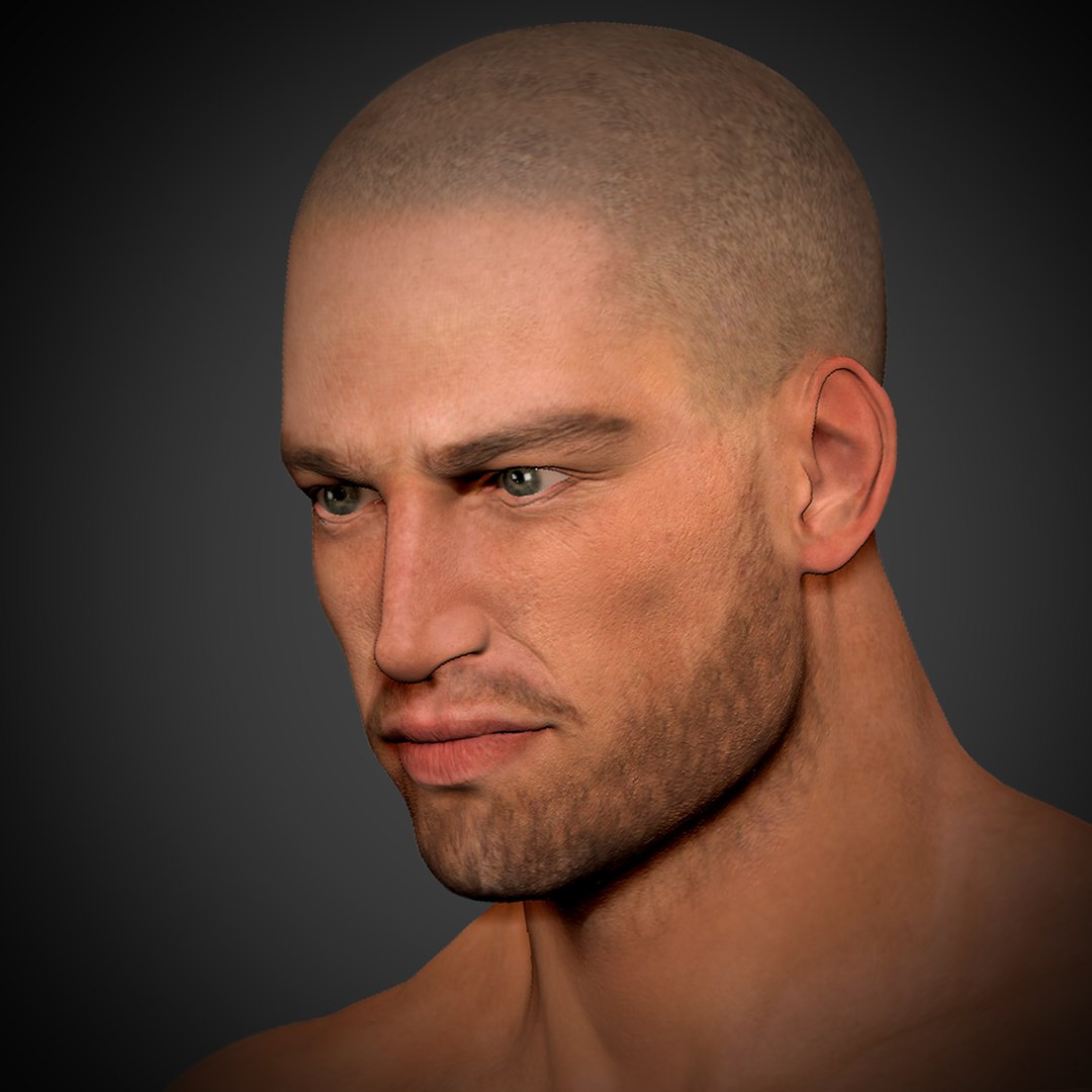 3d Model Man Oliver