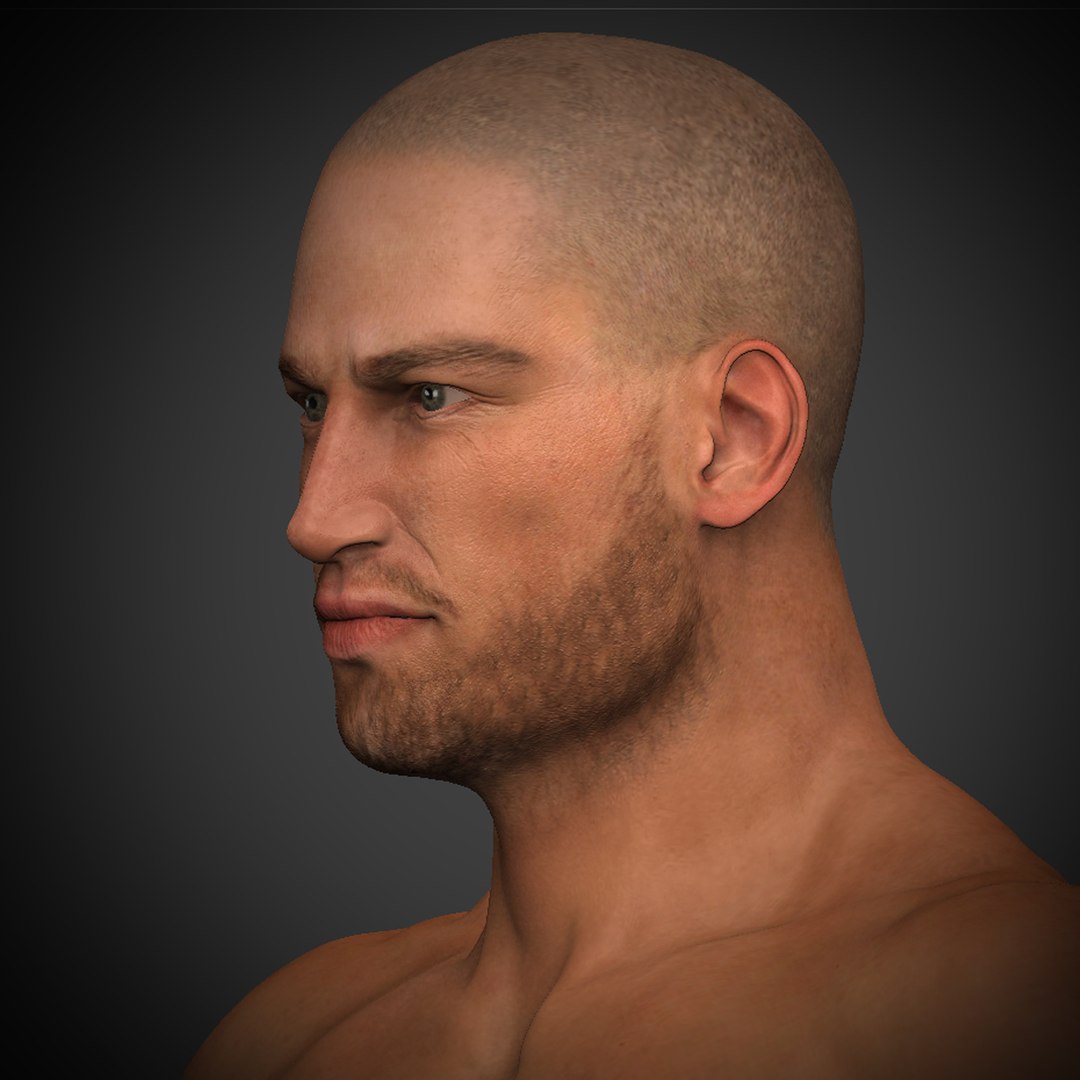 3d Model Man Oliver