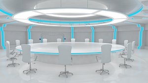 Sci Fi Meeting Room 3D