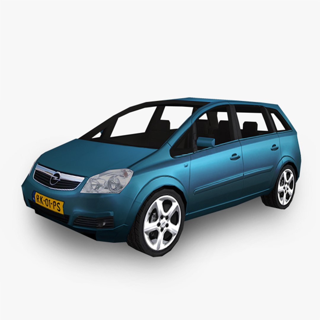 3d Model Of Car Opel Zafira